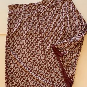 Cariloha XL bamboo reversible midi skirt